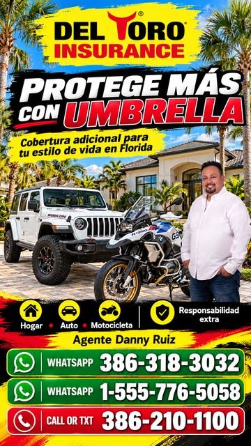 Umbrella insurance flyer